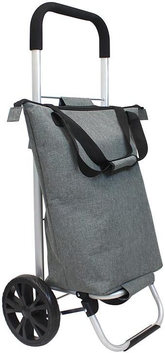 Velleman Boodschappentrolley 60 l Grote wielen Afneembare tas