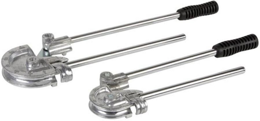 Velleman Buigtang set 2 stuks pijpenbuiger buisbuiger om zachtkoperen buizen met ÃË 12-16 mm te buigen manuele buizenbuiger rol met