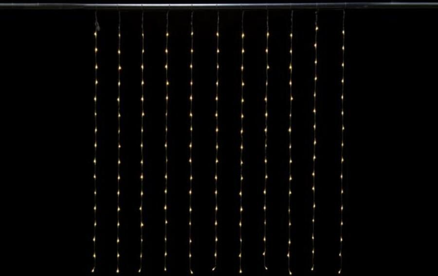 Velleman Cascade Light LED 1.5 x 1.7 m 176 leds warmwit transparante kabel modulator 24 V