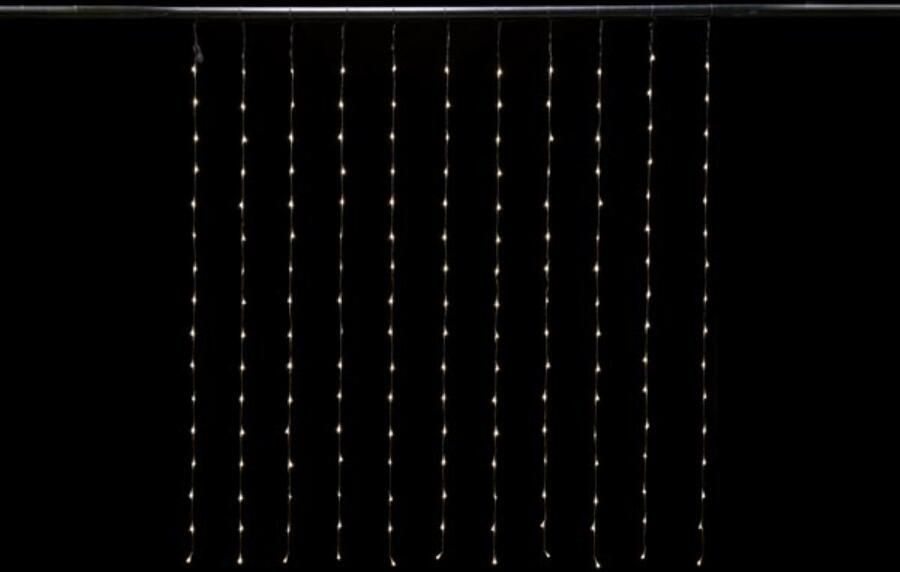 Velleman Cascade Light LED 1.5 x 1.7 m 176 leds wit transparante kabel modulator 24 V