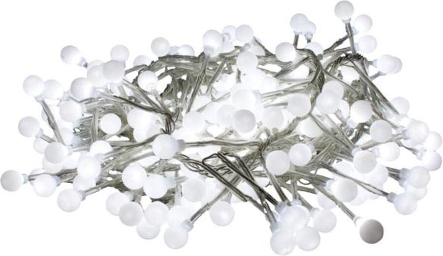 Velleman Clusterlight LED 3.2 m 256 bolletjes wit transparante kabel 24 V