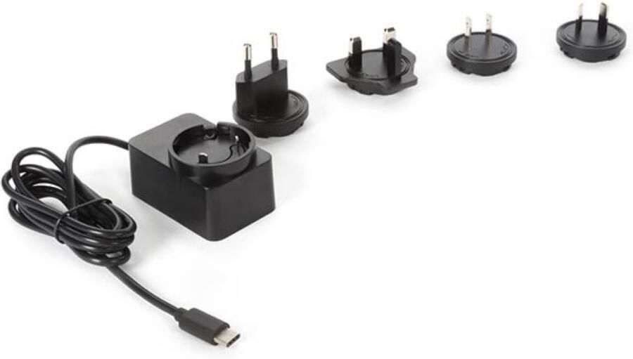 Velleman COMPACTE LADER MET USB-AANSLUITING 5 VDC 2.5 A max. 15 W max. type C met 4 reisstekkers