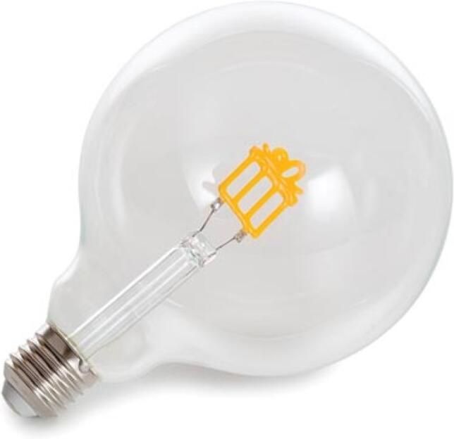 Velleman Deco bulb ledlamp filament (goudkleurig) in de vorm van een geschenk E27