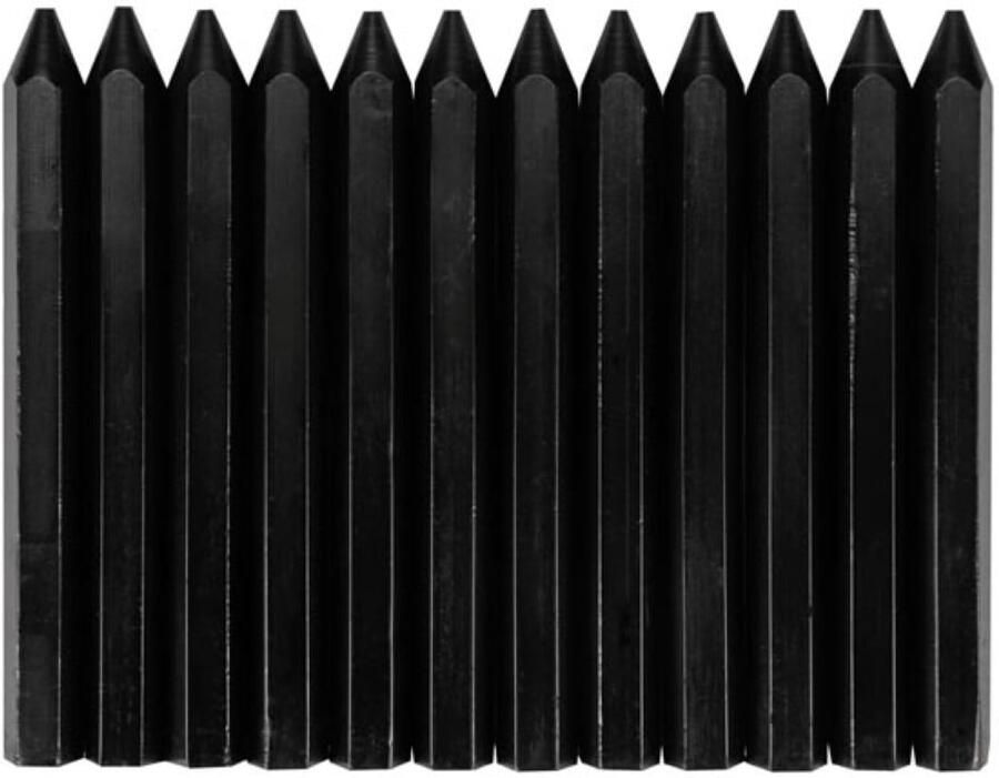 Velleman DEFI VET KRIJT ZWART 12 st