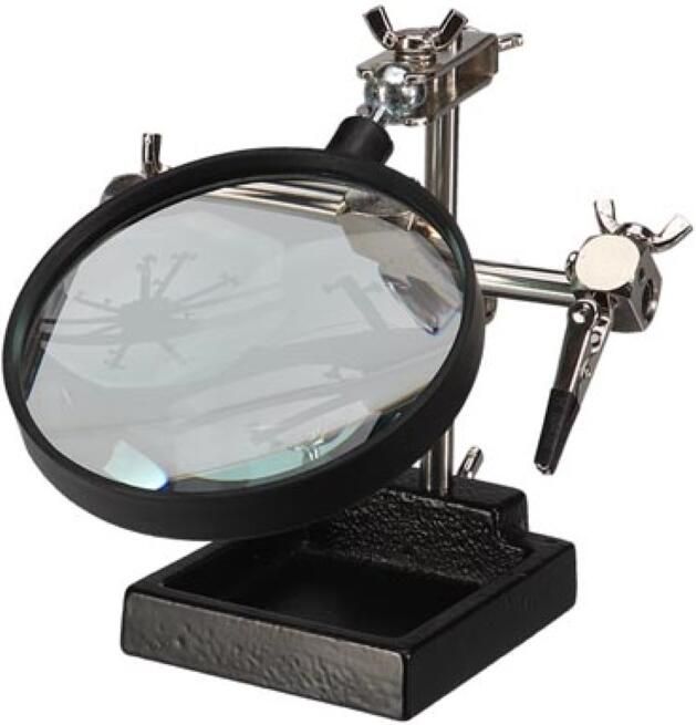 Velleman DERDE HAND MET VERGROOTGLAS