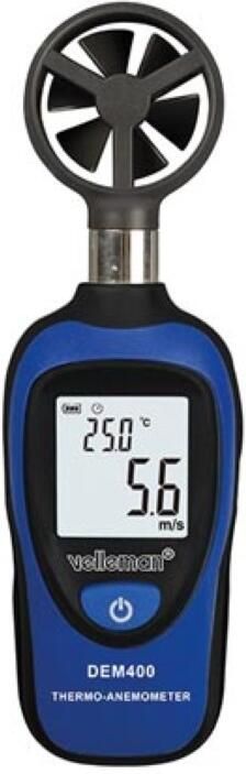 Velleman DIGITALE MINI THERMOMETER-ANEMOMETER