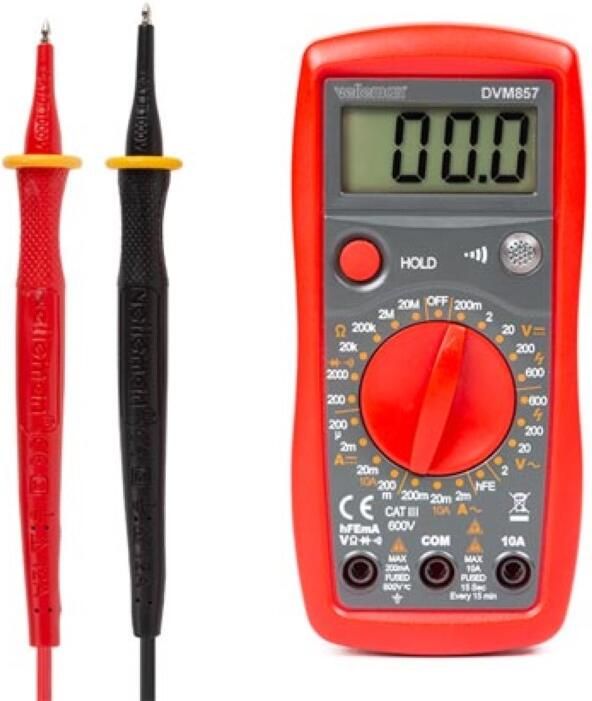 Velleman DIGITALE MULTIMETER CAT III 600 V 10 A