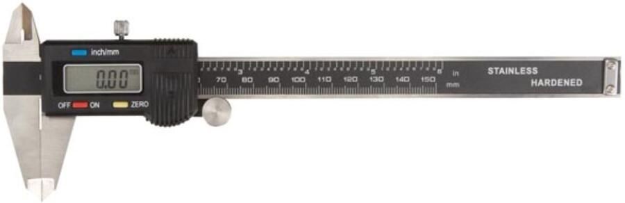 Digitale schuifmaat 150 mm 6 met lcd-scherm roestvrij staal - Foto 2