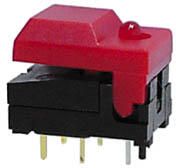 Velleman DIGITAST DIP DRUKSCHAKELAAR GRIJZE AFDEKKAP RODE LED