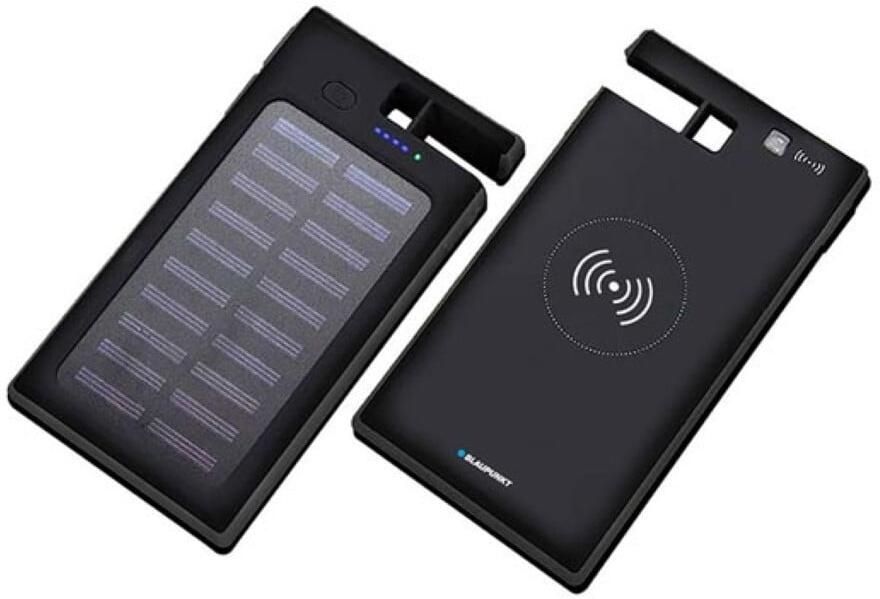 Velleman DRAADLOZE POWERBANK OP ZONNE-ENERGIE 8000 mAh MET ZUIGNAPPEN