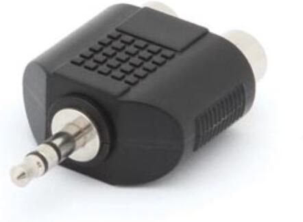 Velleman DUBBELE RCA VROUWELIJK NAAR MANNELIJKE 3.5mm STEREO JACK