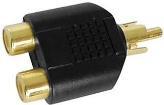 Velleman DUBBELE RCA VROUWELIJK NAAR RCA MANNELIJK VERGULD - Foto 2