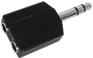 Velleman DUBBELE VROUWELIJKE 6.35mm STEREO JACK NAAR MANNELIJKE 6.35mm STEREO JACK - Foto 2