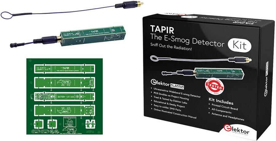 Velleman Elektor Tapir E-Smog Detector Kit