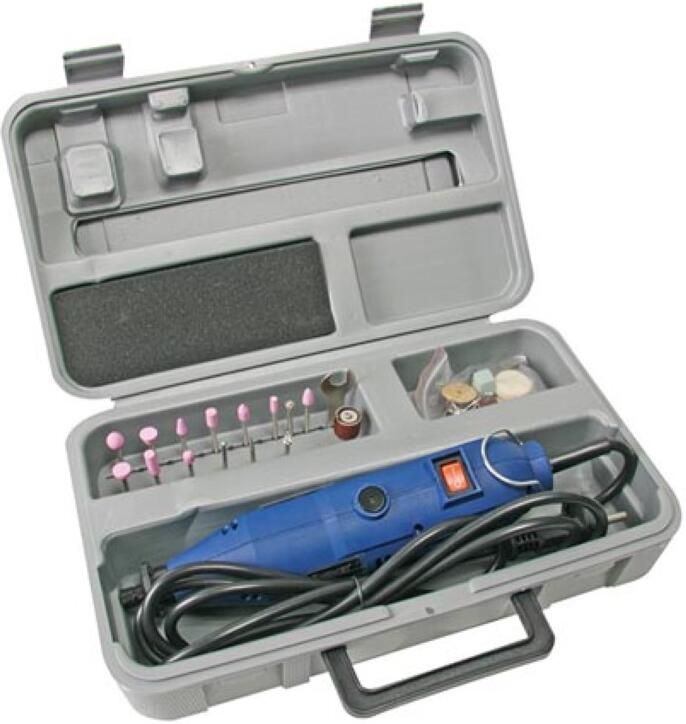 Velleman ELEKTRISCHE BOORMACHINE&GRAVEERSET MET 40 ACCESSOIRES