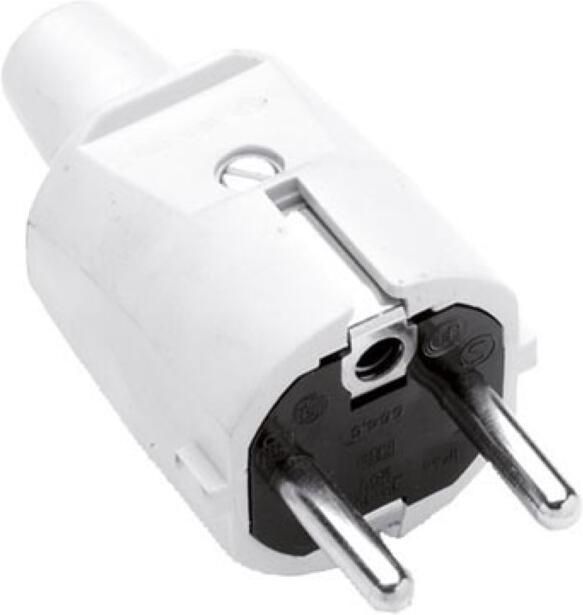 GRIJZE MANNELIJKE STEKKER