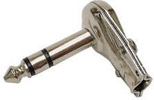 Velleman HAAKSE MANNELIJKE 6.35mm STEREO JACK- VERNIKKELD - Foto 2