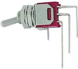 Velleman HAAKSE VERTICALE SUBMINIATUUR TUIMELSCHAKELAAR SPDT ON-ON