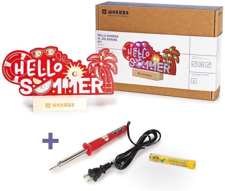 Velleman Hello Summer XL Soldeerset promoset VS-versie