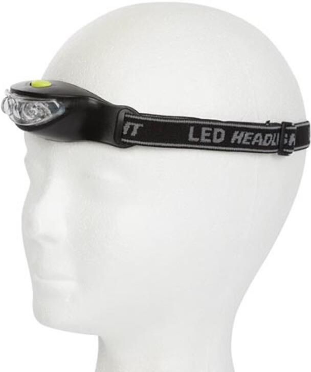 Velleman HOOFDLAMP MET 3 ZEER HELDERE WITTE LEDS
