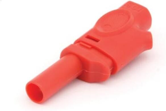 Velleman IEC1010 BANAANPLUG 4mm INSTEEKBAAR ROOD