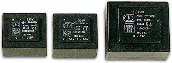 Velleman INGEGOTEN TRANSFORMATOR 5VA 1 x 24V 1 x 0.208A