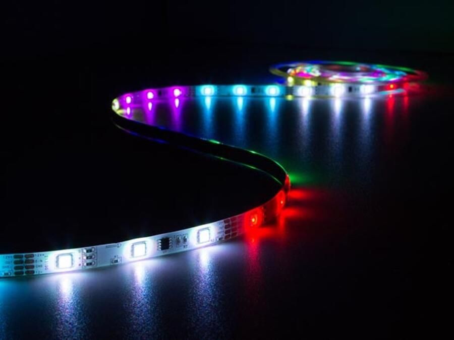 Velleman KIT MET DIGITAAL GEANIMEERDE LED-STRIP CONTROLLER EN VOEDING RGB 150 LEDs 5 m 12 VDC