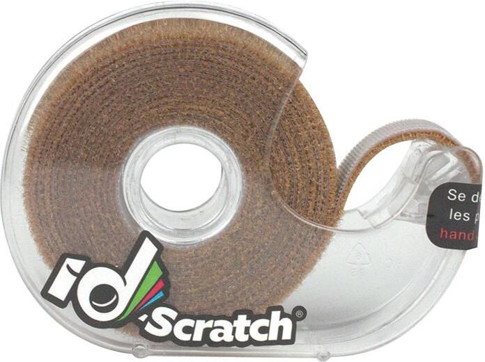 Velleman Klittenband rol 2m x 2cm bruine kleur