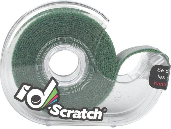 Velleman Klittenband rol 2m x 2cm donkergroene kleur