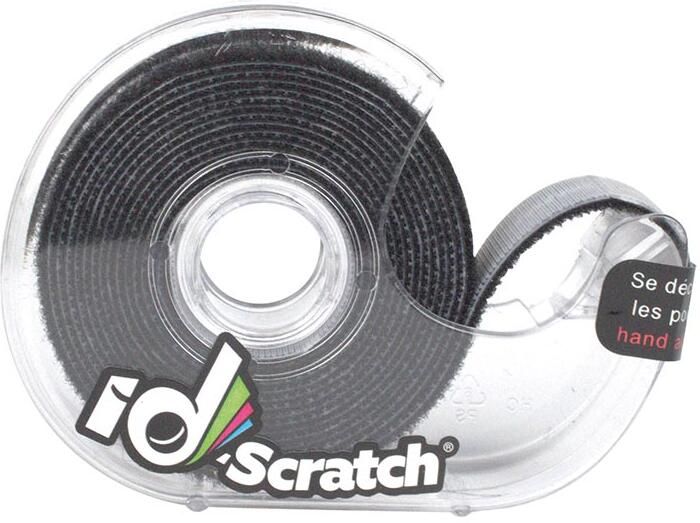 Velleman Klittenband rol 2m x 2cm zwarte kleur