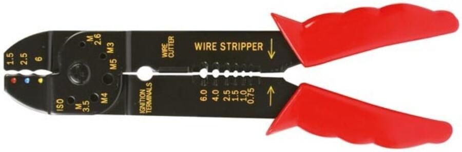 Multifunctionele krimptang 4-in-1 voor veelzijdig krimpen en snijden - Foto 2