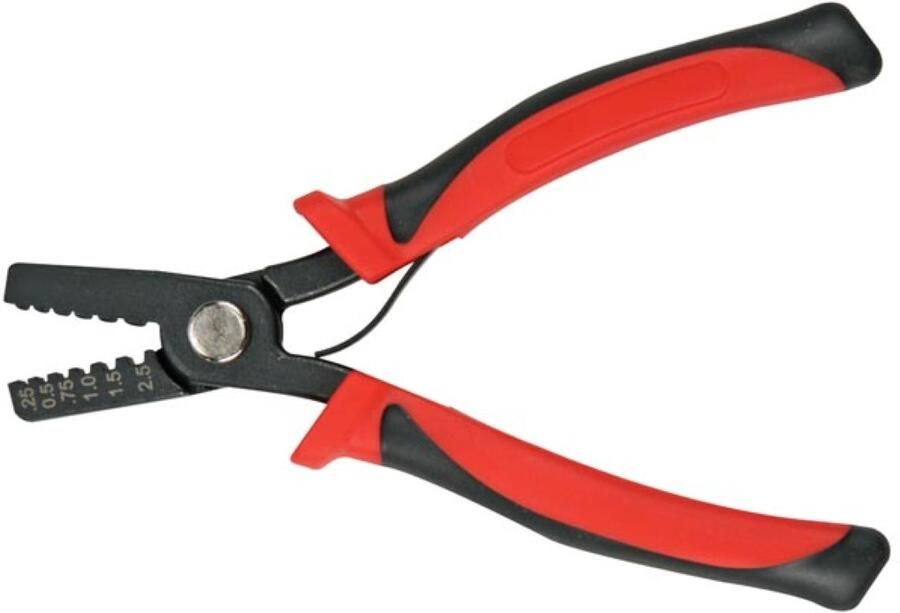 Velleman KRIMPTANG VOOR ADEREINDHULZEN 0.25 mm² 2.5 mm²