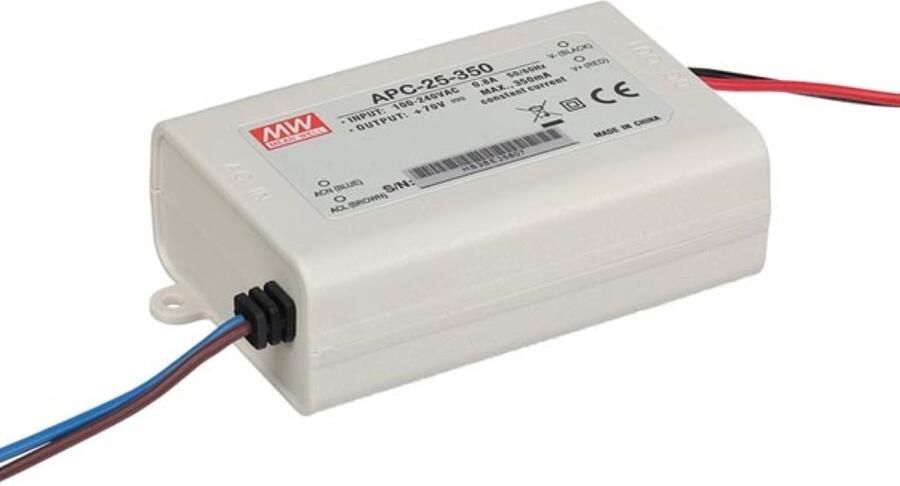 Velleman LED-DRIVER MET CONSTANTE STROOM 1 UITGANG 350 mA 25 W