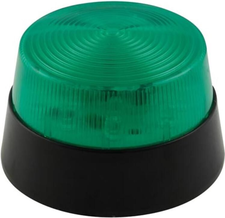 Velleman LED-KNIPPERLICHT GROEN 12 VDC -ø 77 mm