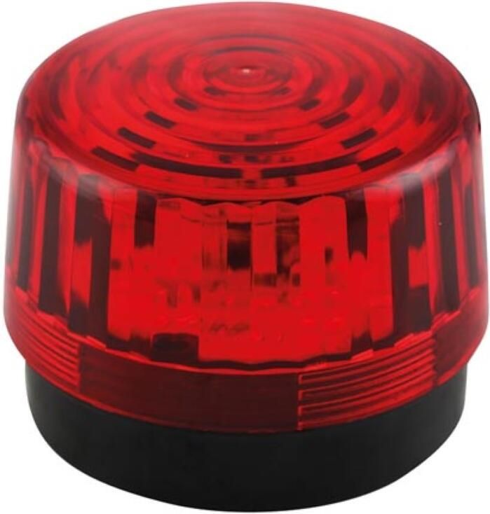 Velleman LED-KNIPPERLICHT ROOD 12 VDC -ø 100 mm