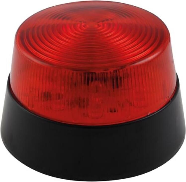 Velleman LED-KNIPPERLICHT ROOD 12 VDC -ø 77 mm