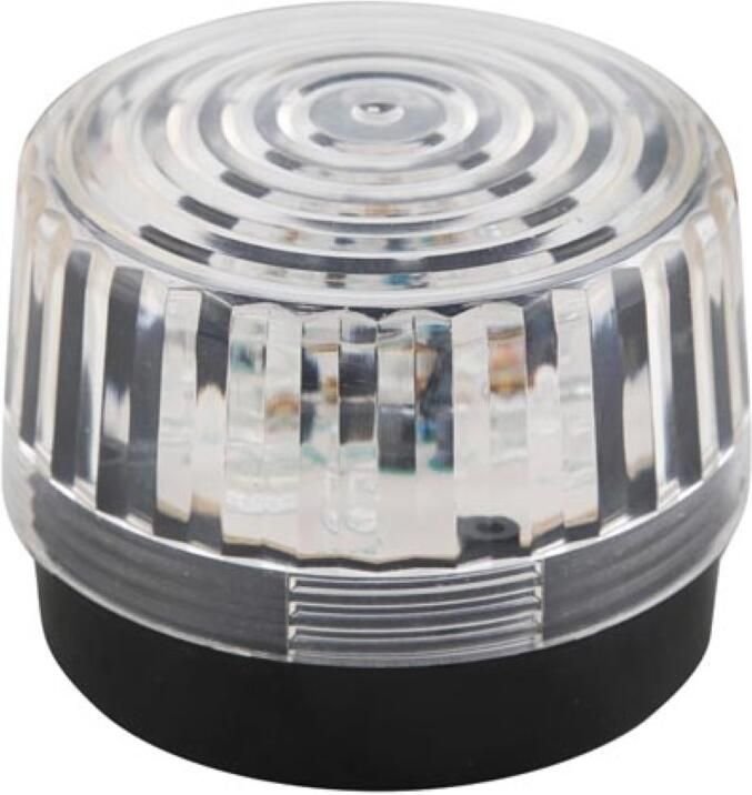 Velleman LED-KNIPPERLICHT TRANSPARANT 12 VDC -ø 100 mm