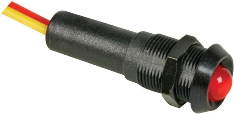 Velleman LED LAMP 5V ROOD ZWARTE BEHUIZING