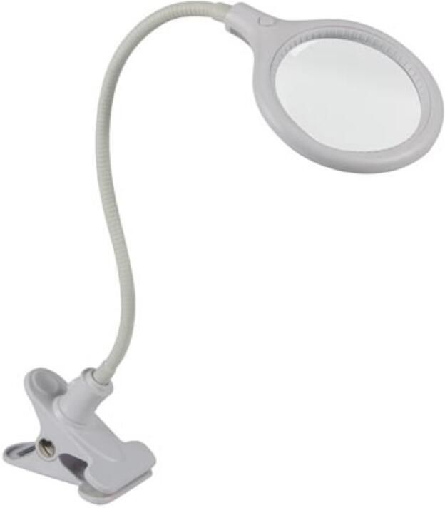 Velleman LED-LOEPLAMP MET BEVESTIGINGSKLEM 5 DIOPTRIE 6 W 30 LEDs WIT