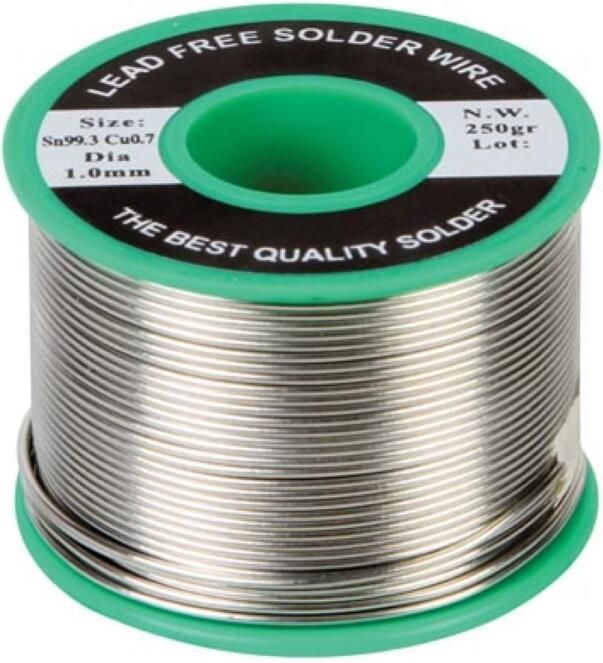 Velleman LOODVRIJ SOLDEER Sn 99.3% Cu 0.7% 1mm 250g