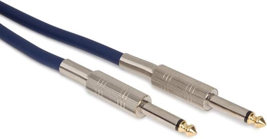 Velleman LUIDSPREKERKABEL JACK 6.35 mm naar JACK 6.35 mm MONO 10 m BLAUW