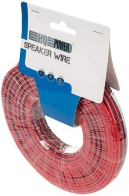 Velleman LUIDSPREKERKABEL ROOD ZWART 2 x 2.50 mm² 25 m