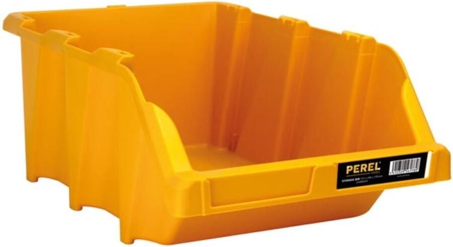 Velleman Magazijnbak 310 x 490 x 195 mm 25 L Geel