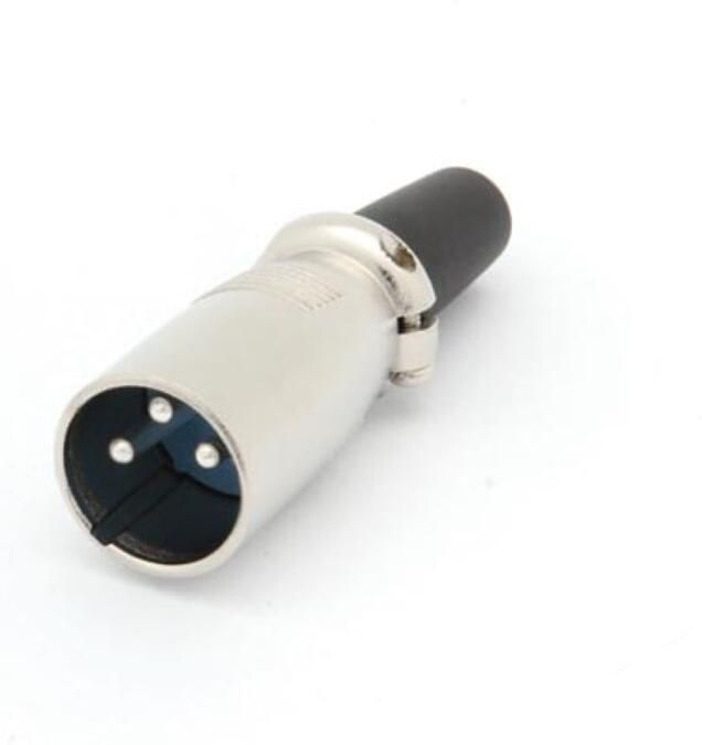 Velleman MANNELIJKE 3P XLR PLUG VERNIKKELD SHORT TYPE