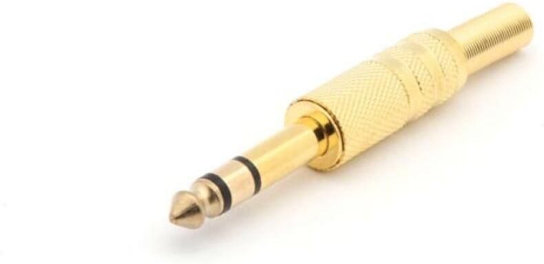 Velleman MANNELIJKE 6.35mm STEREO JACK VERGULD