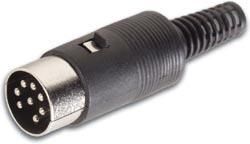 Velleman MANNELIJKE AUDIO DIN PLUG 8P ZWART - Foto 2