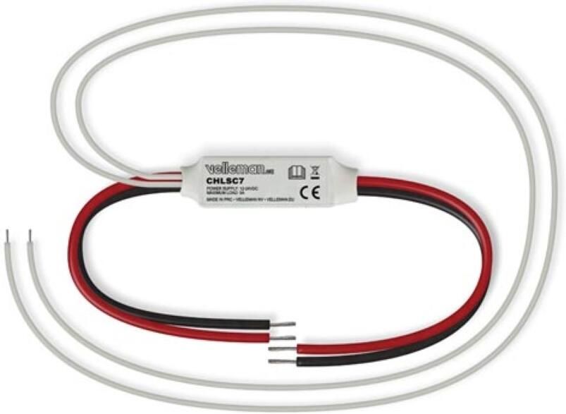 Velleman Mini LED dimmer voor enkelkleurige LED strips LED verlichting aan en uit zetten LED lampen dimmen bediend door slechts 1 druk