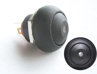 Velleman MINIATUUR DRUKSCHAKELAAR MET WITTE LED SPST OFF-(ON)