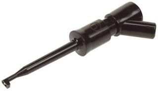 Velleman MINIATUUR KLEMTESTPEN MET 2mm BUSAANSLUITING (KLEPS2BU) ZWART