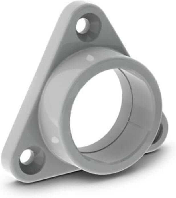 Velleman MONTAGEBEUGEL VOOR ALUMINIUMPROFIEL VOOR LEDSTRIP ALU-ROUND ABS VOOR KAST GRIJS